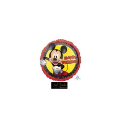 Mylar Topolino Forever Birthday Tondo 18"