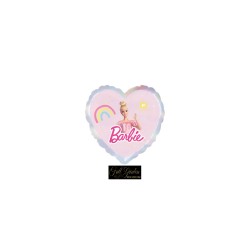 PALLONCINO MYLAR BARBIE CUORE 18