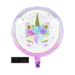 Palloncino Mylar Unicorno Baby 18" Cm.46