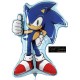 PALLONCINO MYLAR SONIC SUPER SHAPE CM.77