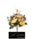 FRONTALE  PEONIE/BOCCIOLII X 14 YELLOW