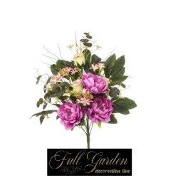 Frontale  Peonie/bocciolii X 14 Lavanda