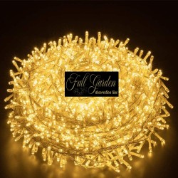 Catena 1000 Led  Warm Filo Trasparente