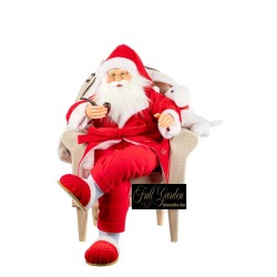 Babbo Natale In Poltrona Cm.55x45x75