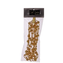 Collana Perle Plastica Gold Mt.2.7 Mm.14