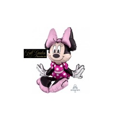 MYLAR MINNIE SITTING 3 D 18 CM45X48