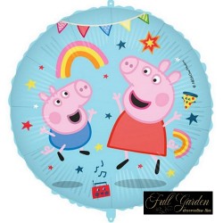 Palloncino 18" Mylar Peppa Pig Messy Play Cm.45