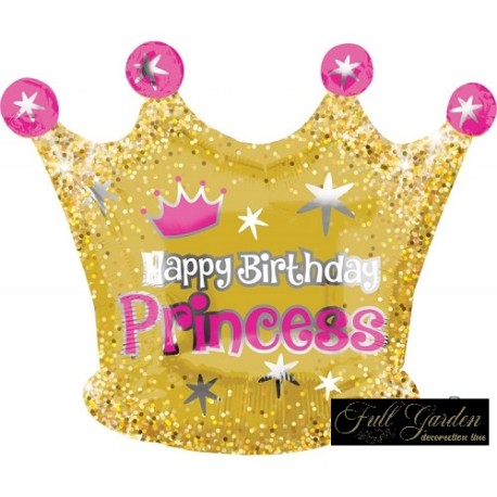 PALLONCINO 20 HAPPY BIRTHDAY PRINCESS SUPER SHAPE