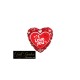 MYLAR CUOREI LOVE YOU CUORI SOSPESI 18