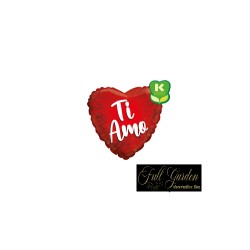 Mylar Cuore Ti Amo 18"