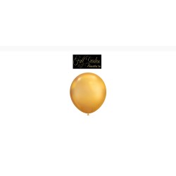 Palloncino Soft Line Chrome 12"  Gold 50 Pz