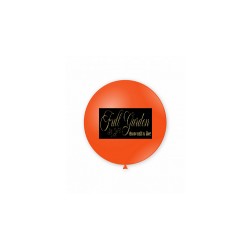 Palloncino Pastello Arancio  22" Da Esterno Cm 55