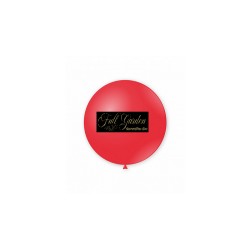 PALLONCINO PASTELLO ROSSO  22 DA ESTERNO CM 55