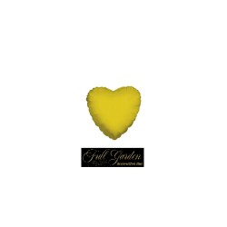 Mylar Cuore Oro  9"