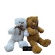 PELUCHE ORSO SIMPATICO CM.25 COLORI ASSORTITI