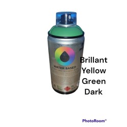 Montana Water Based 300ml Brillant Yllw Green Dark
