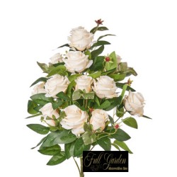 FRONTALE ROSE E BOCCIOLI  X 13 BEIGE