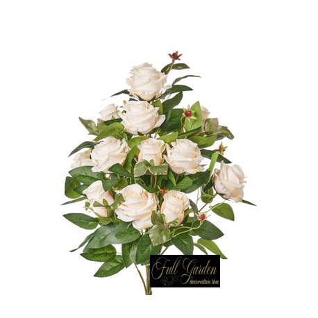 FRONTALE ROSE E BOCCIOLI  X 13 BEIGE