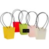 Borsa C/manico Plastica Pz 10  Colori Ass 22x11