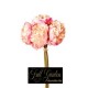 BOUQUET PEONIA X 6 H.CM.38 MAUVE