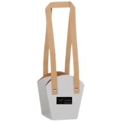 BORSA CARTA PZ 10 BIANCO SPORCO 11X7 H.12