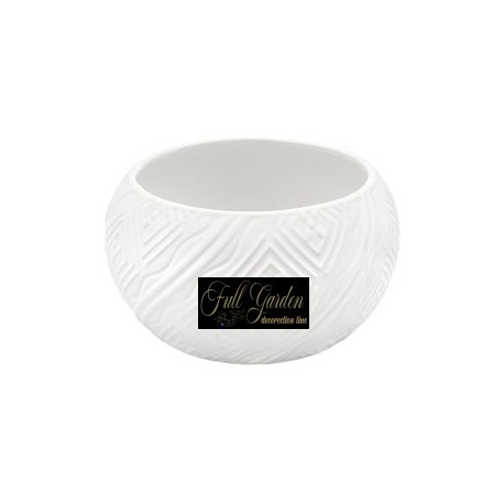 VASO CERAMICA BIANCO H.140X290 DM