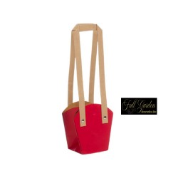 Borsa Carta S/10 S/10 16,5x11.5 H18,5 Rosso Scuro