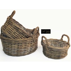 Ciotole Rattan Set 3 Pz D 25/38