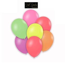 Palloncino 10" Fluo Assortiti  Rocca 100pz