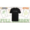 T-shirt Sz S Black Logo Nero