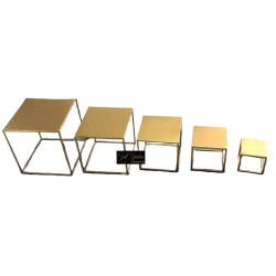 Struttura Cubo C/piano S/5 15/20/25/30/35 Oro