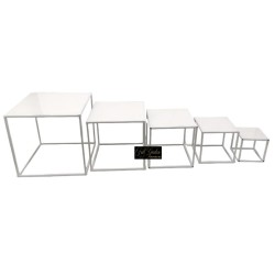 Struttura Cubo C/piano S/5 15/20/25/30/35 Bianco