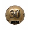 B-loon Deco Chrome 24" Oro Stampa 30 Nero