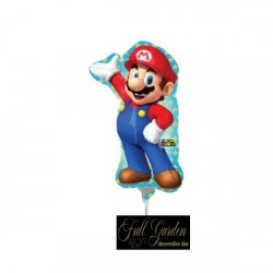 PALLONCINO  14 MINI SHAPE MYLAR SUPER MARIO