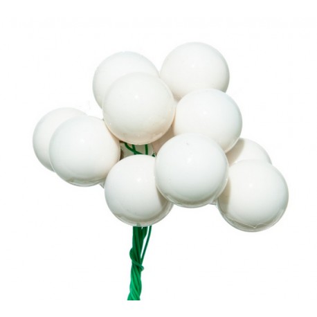 BOX 144 PICK SFERE VETRO MM.20 MILK