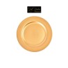 Piatto Plastica  D. Cm 33 Gold