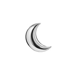 Mylar Luna  Argento  9"cm.23 Mini Shape