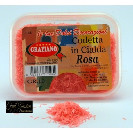 CODETTA ROSA IN CIALDA  GR.10 GRAZIANO