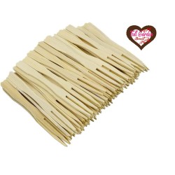 100 Forchettine Bamboo