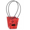 Borsa Rossa Con  Cuori Pz 10 Con Catenella