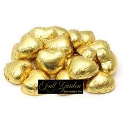 Conf.cioccolatini A Cuore Incartati Oro Gr 200