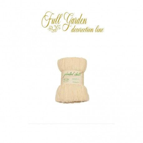 TELO IN ORGANZA CM90X3MT CREMA