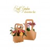 Shopper Plant Kraft Natur 17x32,5+7,5