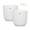 °°°caspo' Lilya  D.24,5 H 24  White Matt