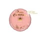 Prima Comunione Rosa Tondo 18" Mylar