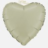 Mylar Cuore Verde Salvia 18"