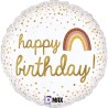 Palloncino 18" Mylar Buon Compleanno Tondo Cm46