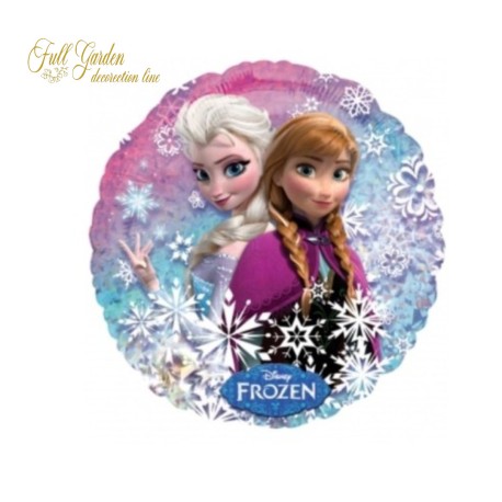 MYLAR FROZEN TONDO   ELSA E ANNA 18