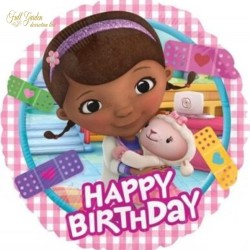 PALLONCINO 18 MYLAR  DOTTORESSA PELUCHE