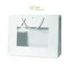 Shopper Window Kraft Bianca 24x19,5+14 Pz12
